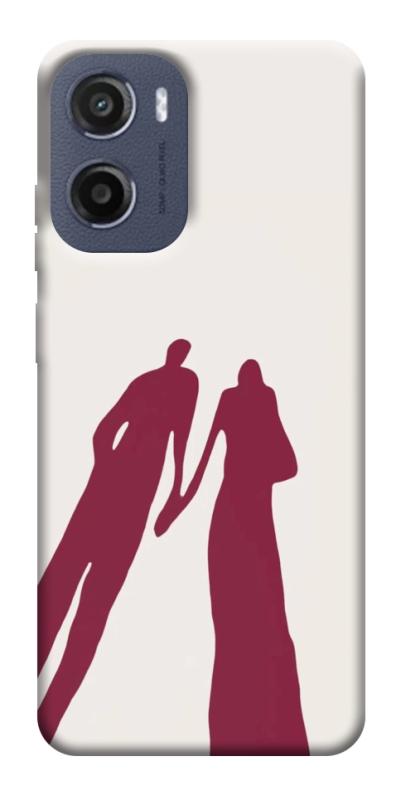 Чехол itsPrint Shadow couple для Motorola Moto G05, любовь, купить оптом с доставкой