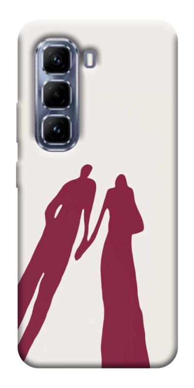 Чехол itsPrint Shadow couple для Infinix Hot 50 Pro, любовь, купить оптом с доставкой