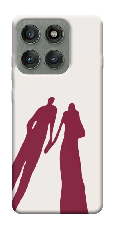 Чехол itsPrint Shadow couple для Motorola Edge 60 Pro, любовь, купить оптом с доставкой