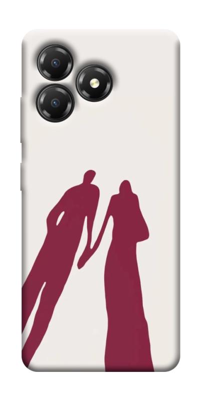 Чохол itsPrint Shadow couple для ZTE Blade A36, кохання, купити оптом з доставкою