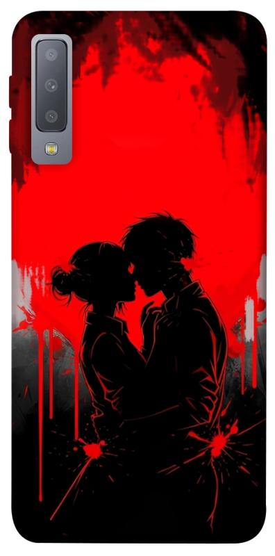 Чехол itsPrint Silhouette couple для Samsung A750 Galaxy A7 (2018), любовь, купить оптом с доставкой