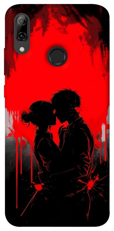 Чехол itsPrint Silhouette couple для Huawei P Smart (2019), любовь, купить оптом с доставкой