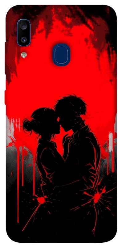 Чехол itsPrint Silhouette couple для Samsung Galaxy A20 / A30, любовь, купить оптом с доставкой