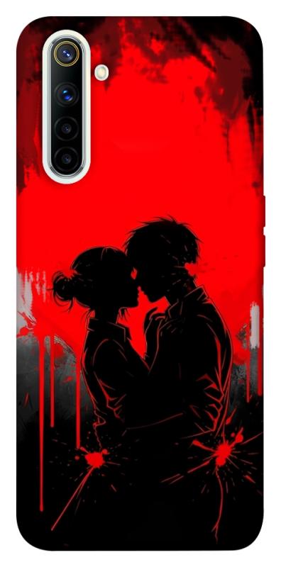 Чехол itsPrint Silhouette couple для Realme 6, любовь, купить оптом с доставкой