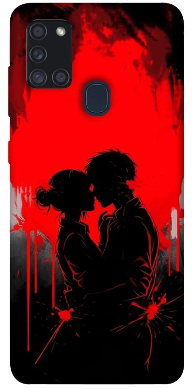 Чехол itsPrint Silhouette couple для Samsung Galaxy A21s, любовь, купить оптом с доставкой
