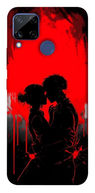 Чехол itsPrint Silhouette couple для Realme C15, любовь, купить оптом с доставкой