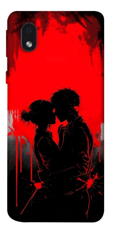 Чехол itsPrint Silhouette couple для Samsung Galaxy M01 Core / A01 Core, любовь, купить оптом с доставкой