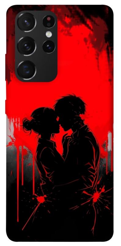 Чехол itsPrint Silhouette couple для Samsung Galaxy S21 Ultra, любовь, купить оптом с доставкой
