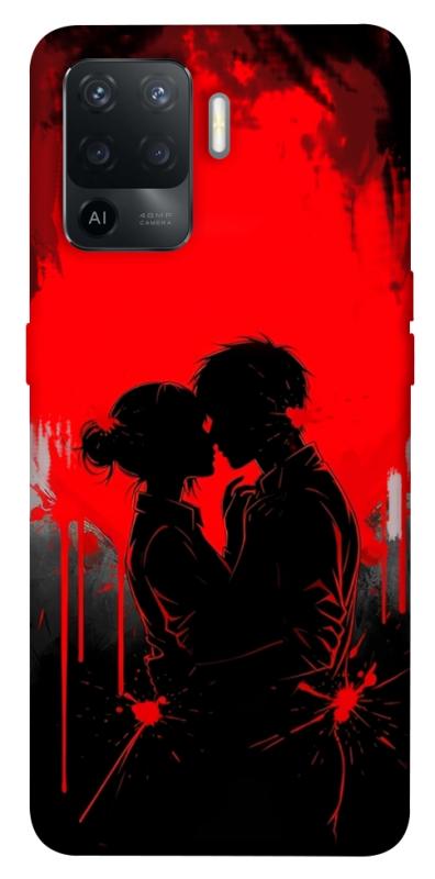 Чехол itsPrint Silhouette couple для Oppo Reno 5 Lite, любовь, купить оптом с доставкой
