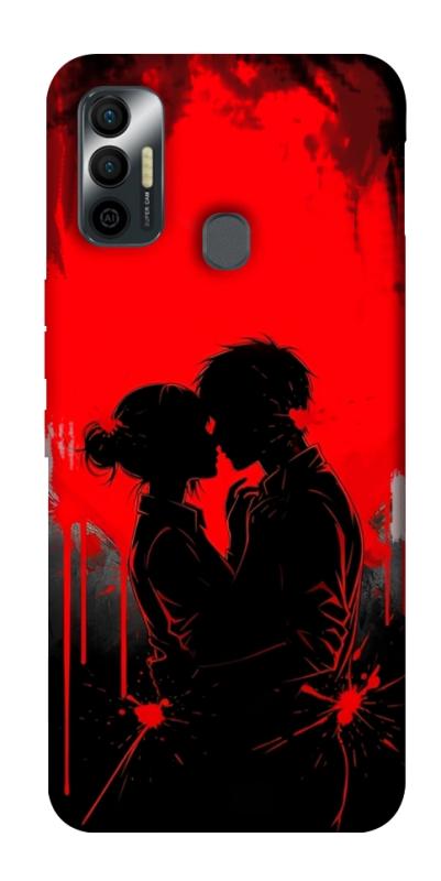 Чехол itsPrint Silhouette couple для TECNO Spark 7, любовь, купить оптом с доставкой