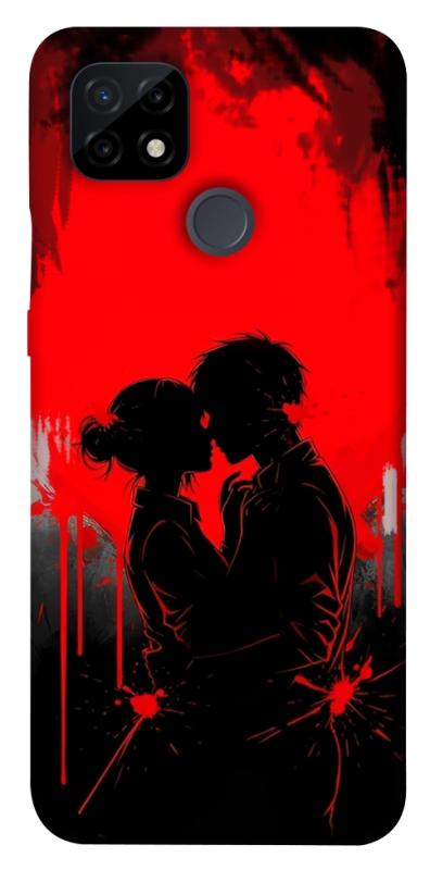 Чехол itsPrint Silhouette couple для Realme C21, любовь, купить оптом с доставкой