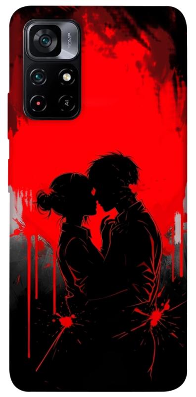 Чехол itsPrint Silhouette couple для Xiaomi Poco M4 Pro 5G, любовь, купить оптом с доставкой