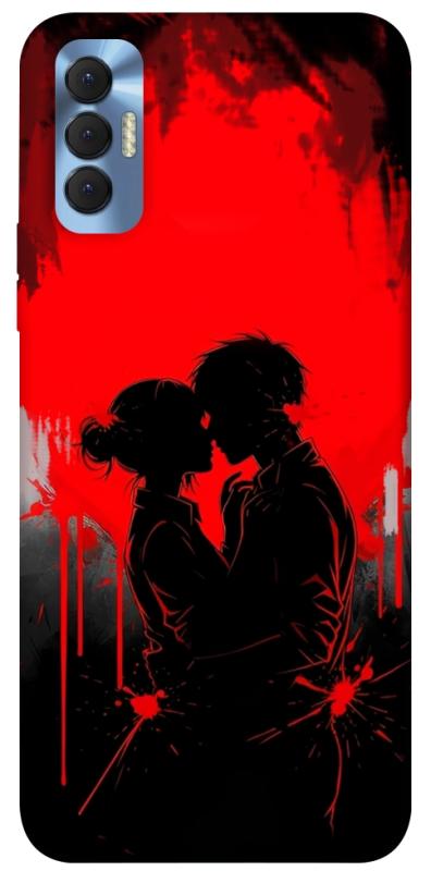 Чехол itsPrint Silhouette couple для TECNO Spark 8P, любовь, купить оптом с доставкой