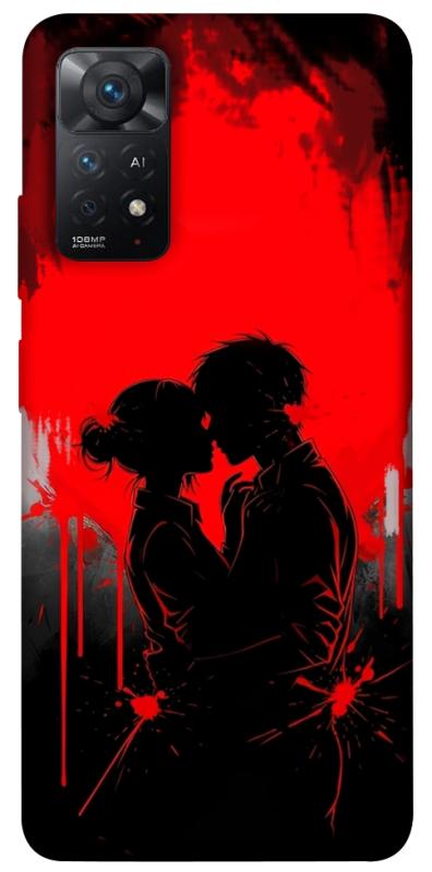 Чехол itsPrint Silhouette couple для Xiaomi Redmi Note 11 Pro 4G/5G, любовь, купить оптом с доставкой