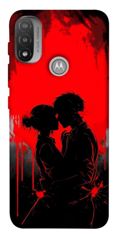 Чехол itsPrint Silhouette couple для Motorola Moto E20, любовь, купить оптом с доставкой
