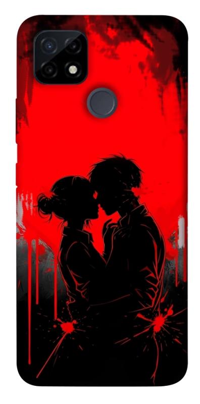 Чехол itsPrint Silhouette couple для Realme C12, любовь, купить оптом с доставкой