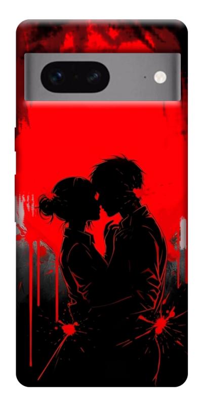 Чехол itsPrint Silhouette couple для Google Pixel 7, любовь, купить оптом с доставкой
