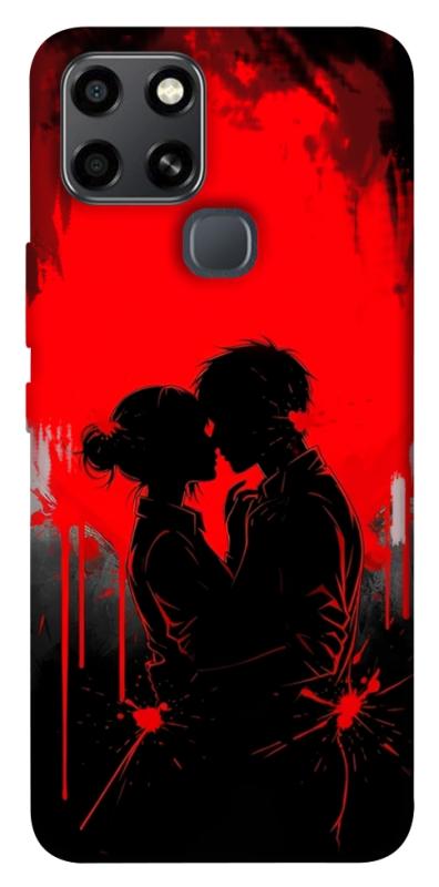 Чохол itsPrint Silhouette couple для Infinix Smart 6, кохання, купити оптом з доставкою