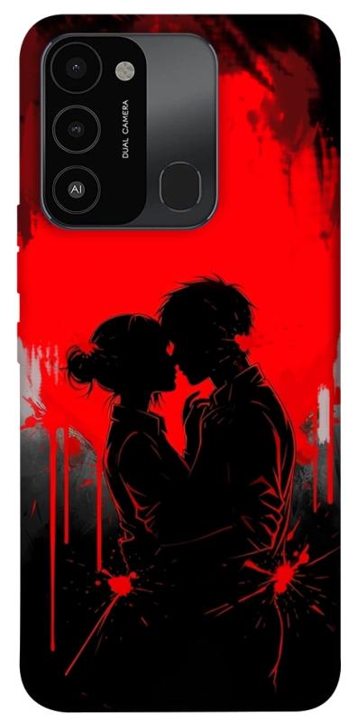 Чехол itsPrint Silhouette couple для Tecno Spark Go 2022 (KG5m), любовь, купить оптом с доставкой
