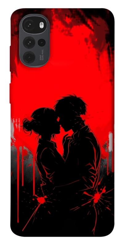 Чехол itsPrint Silhouette couple для Motorola Moto G22, любовь, купить оптом с доставкой