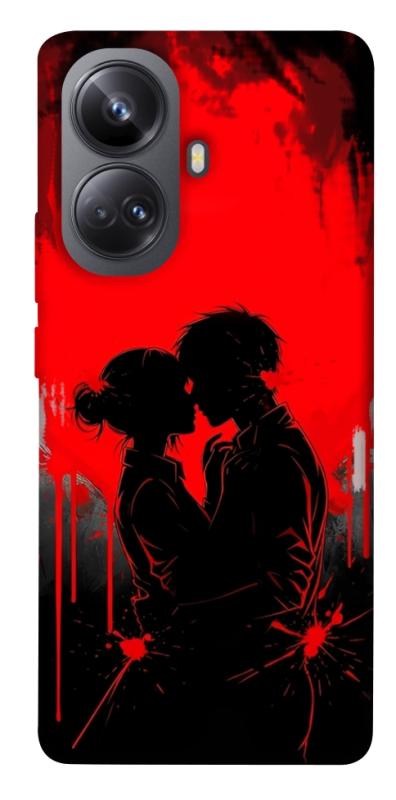 Чехол itsPrint Silhouette couple для Realme 10 Pro+, любовь, купить оптом с доставкой