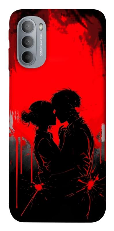 Чехол itsPrint Silhouette couple для Motorola Moto G31, любовь, купить оптом с доставкой