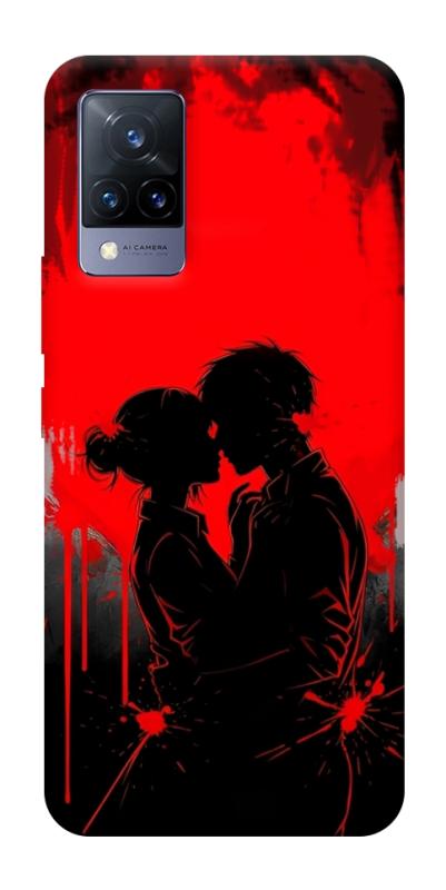 Чохол itsPrint Silhouette couple для Vivo V21, кохання, купити оптом з доставкою