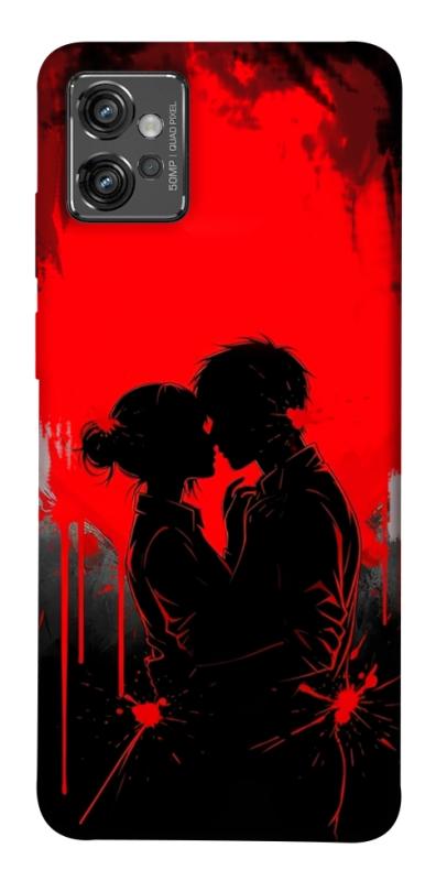 Чохол itsPrint Silhouette couple для Motorola Moto G32, кохання, купити оптом з доставкою