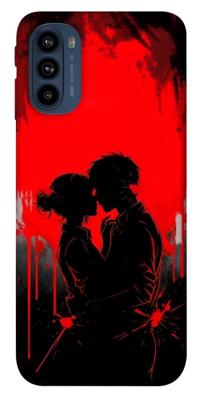 Чехол itsPrint Silhouette couple для Motorola Moto G41, любовь, купить оптом с доставкой