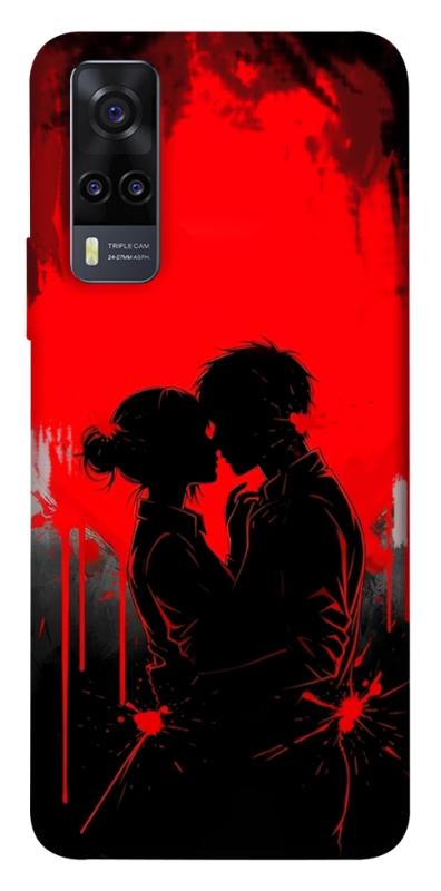 Чехол itsPrint Silhouette couple для Vivo Y31, любовь, купить оптом с доставкой