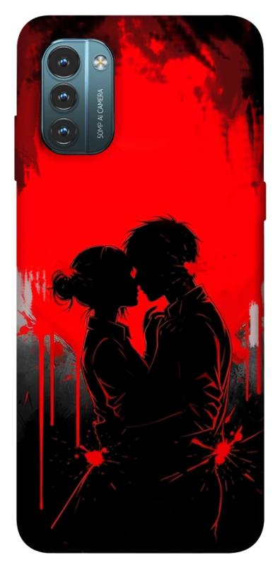 Чехол itsPrint Silhouette couple для Nokia G21, любовь, купить оптом с доставкой