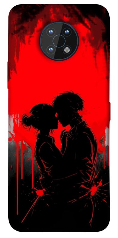 Чехол itsPrint Silhouette couple для Nokia G50, любовь, купить оптом с доставкой