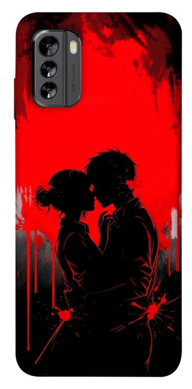 Чехол itsPrint Silhouette couple для Nokia G60, любовь, купить оптом с доставкой