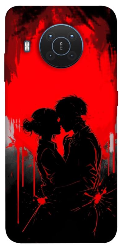 Чехол itsPrint Silhouette couple для Nokia X10 / X20, любовь, купить оптом с доставкой