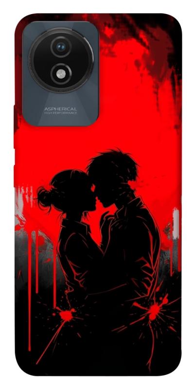 Чехол itsPrint Silhouette couple для Vivo Y02, любовь, купить оптом с доставкой