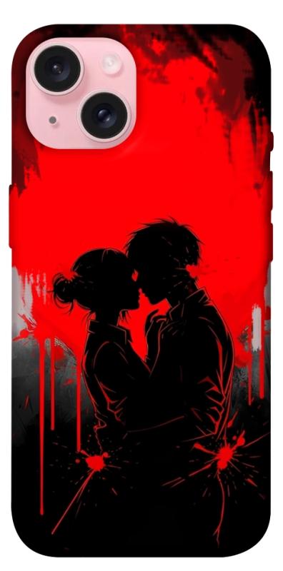 Чехол itsPrint Silhouette couple для Apple iPhone 15 (6.1"), любовь, купить оптом с доставкой