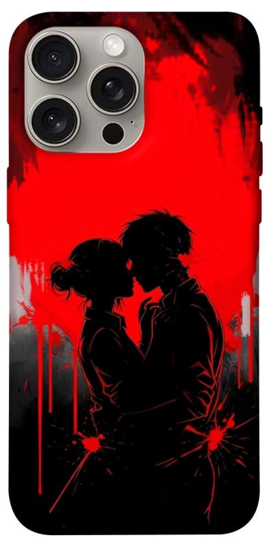 Чехол itsPrint Silhouette couple для Apple iPhone 15 Pro Max (6.7"), любовь, купить оптом с доставкой