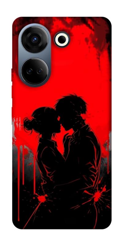 Чехол itsPrint Silhouette couple для TECNO Camon 20 Pro (CK7n), любовь, купить оптом с доставкой