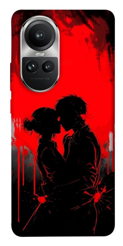 Чехол itsPrint Silhouette couple для Oppo Reno 10, любовь, купить оптом с доставкой