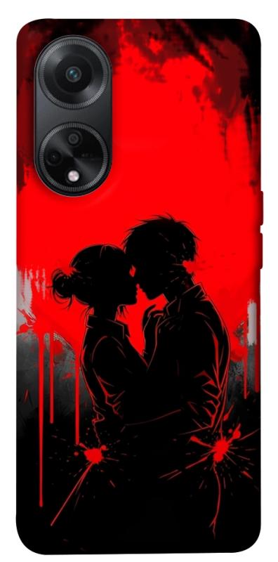 Чехол itsPrint Silhouette couple для Oppo A58 4G, любовь, купить оптом с доставкой