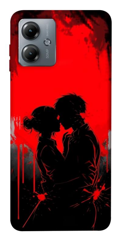 Чехол itsPrint Silhouette couple для Motorola Moto G14, любовь, купить оптом с доставкой