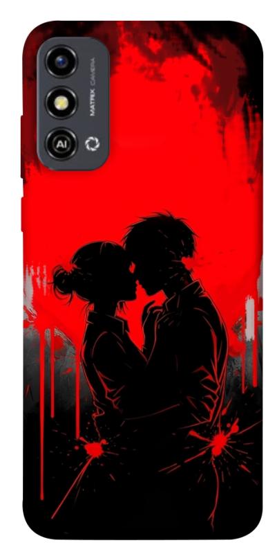Чехол itsPrint Silhouette couple для ZTE Blade A53, любовь, купить оптом с доставкой