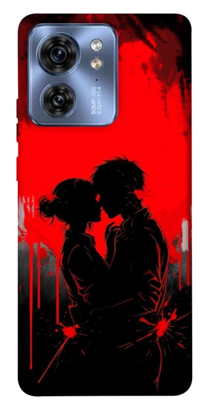 Чехол itsPrint Silhouette couple для Motorola Edge 40, любовь, купить оптом с доставкой
