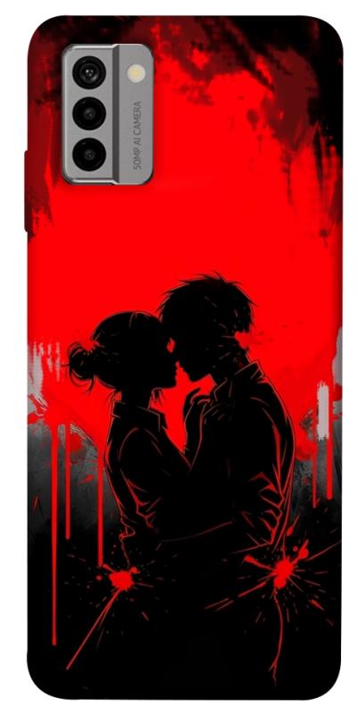 Чехол itsPrint Silhouette couple для Nokia G22, любовь, купить оптом с доставкой