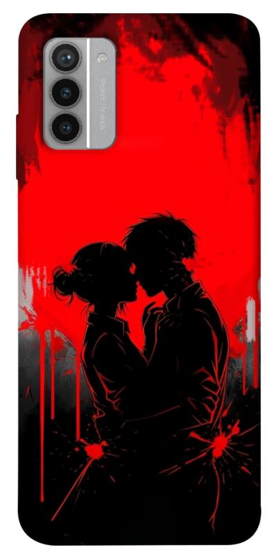 Чехол itsPrint Silhouette couple для Nokia G42, любовь, купить оптом с доставкой