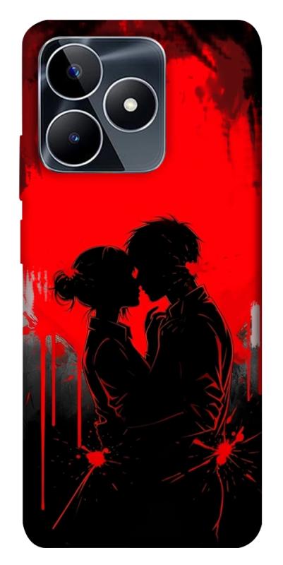 Чехол itsPrint Silhouette couple для Realme C53, любовь, купить оптом с доставкой
