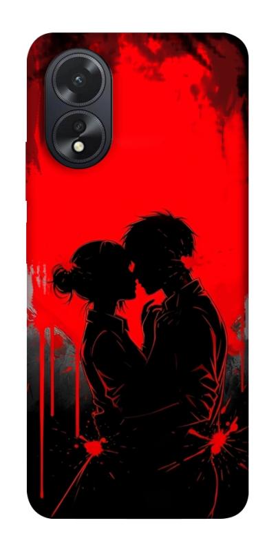 Чехол itsPrint Silhouette couple для Oppo A38, любовь, купить оптом с доставкой
