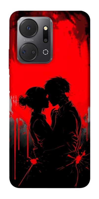Чехол itsPrint Silhouette couple для Huawei Honor X7a, любовь, купить оптом с доставкой