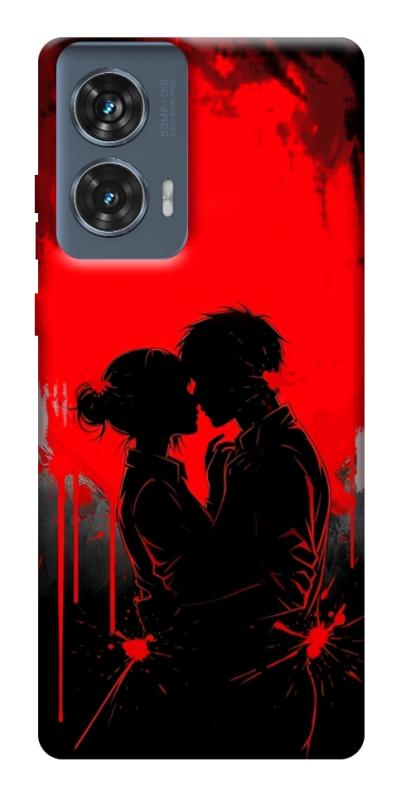 Чохол itsPrint Silhouette couple для Motorola Edge 50 Fusion, кохання, купити оптом з доставкою