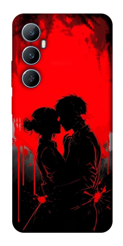 Чехол itsPrint Silhouette couple для Realme C65 4G, любовь, купить оптом с доставкой